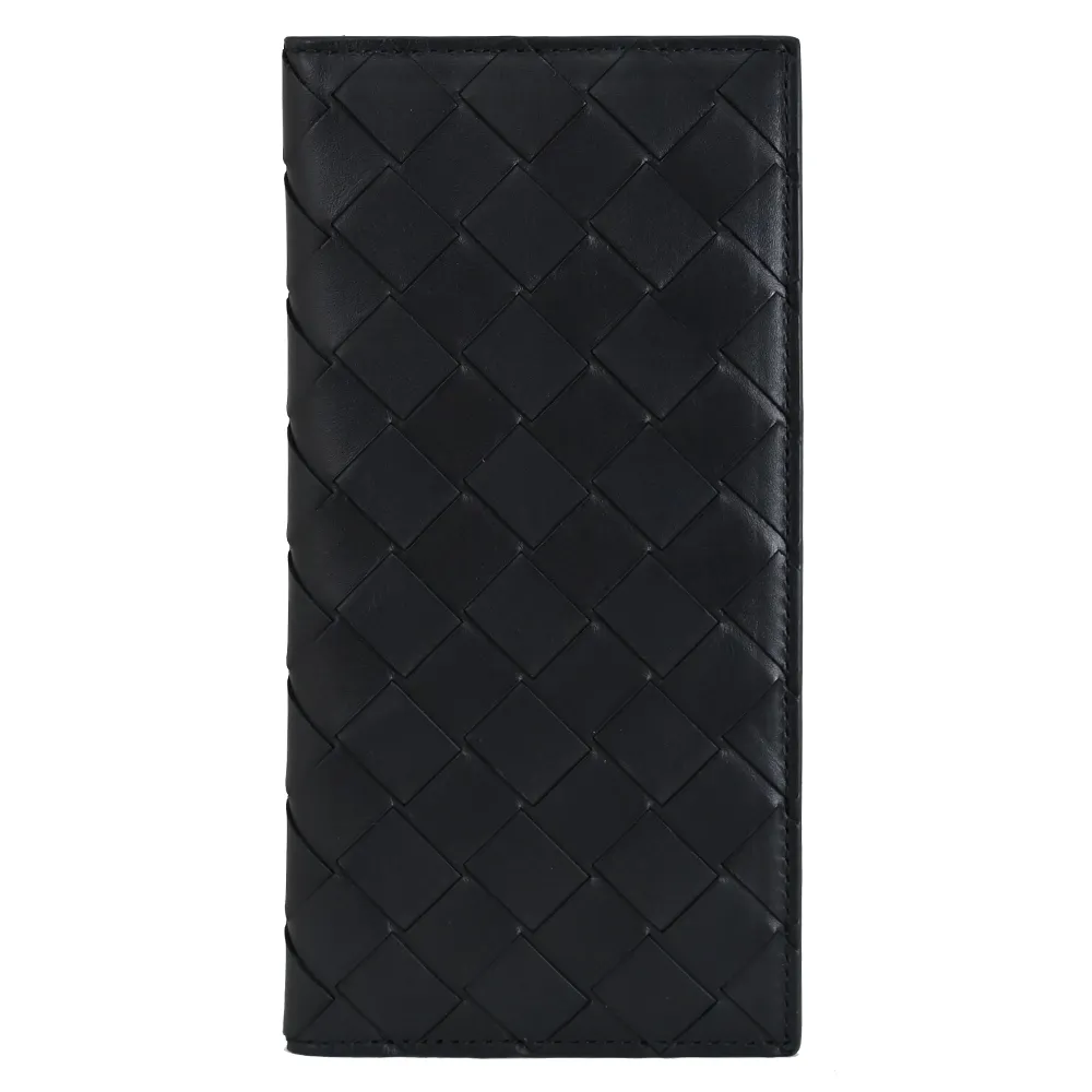 BOTTEGA VENETA 大格編織小牛皮卡片夾(酒紅色) 歷史價格詳細信息