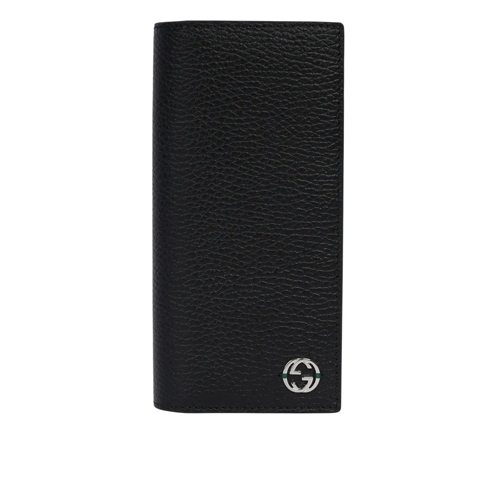 GUCCI 金屬雙G Logo荔枝皮革方形斜背包(黑色) 510304 CAO0G 1000 歷史價格詳細信息