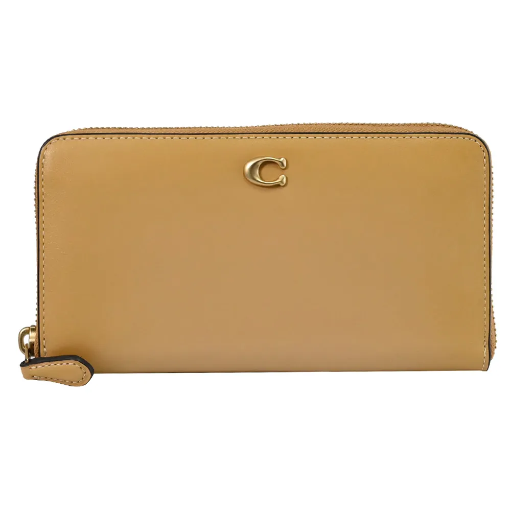 【COACH】經典全皮革短夾名片夾3扣環鑰匙圈三件禮盒組(咖) 歷史價格詳細信息