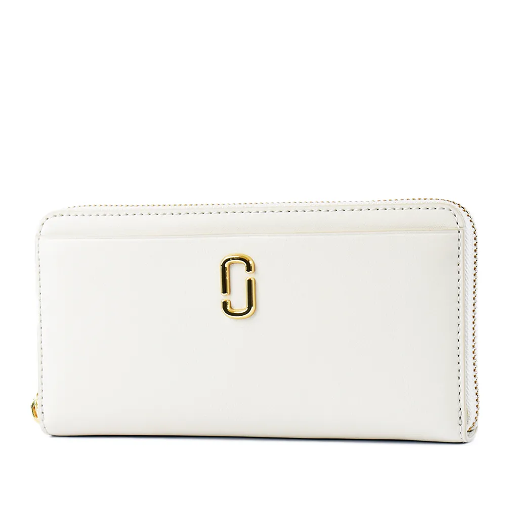 MARC JACOBS 牛皮拉鍊肩背/斜背二用HOBO包-香草白 歷史價格詳細信息