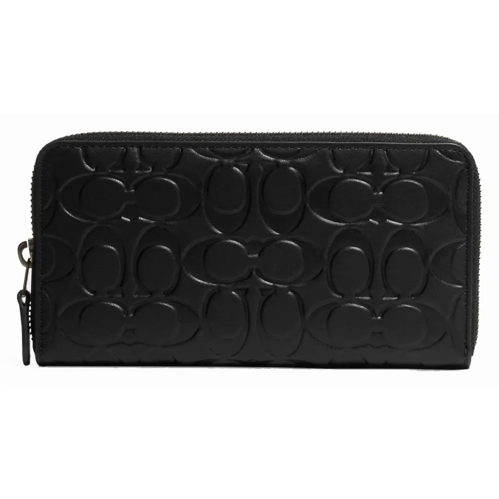 COACH 新款燙印馬車 PVC 直紋拉鍊手拿包(卡其棕) 歷史價格詳細信息