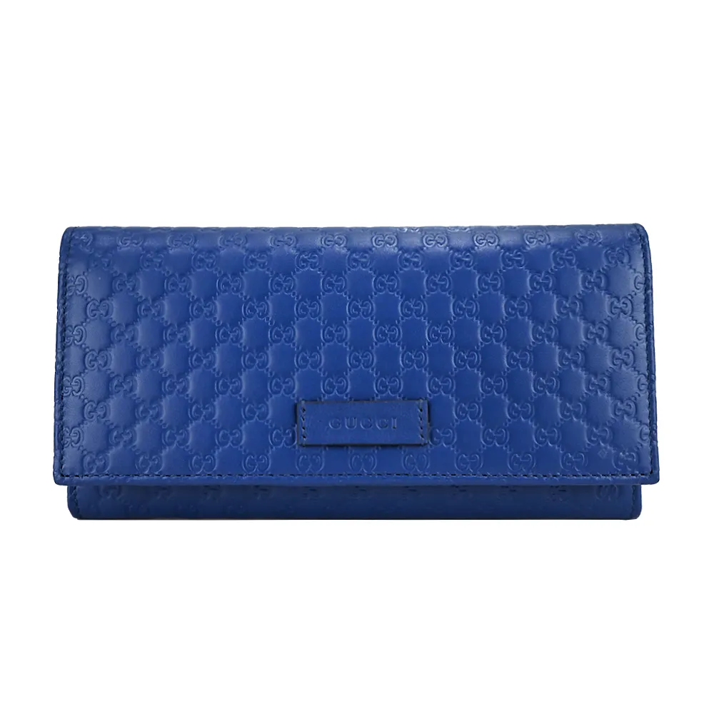 GUCCI Guccissima 壓紋牛皮證件照卡層對開長夾_展示品(黑色) 歷史價格詳細信息