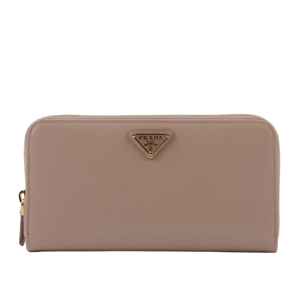 PRADA 三角牌Logo粒紋牛皮對開8卡短夾(黑色) 2MO513 2CB2 F0002 歷史價格詳細信息