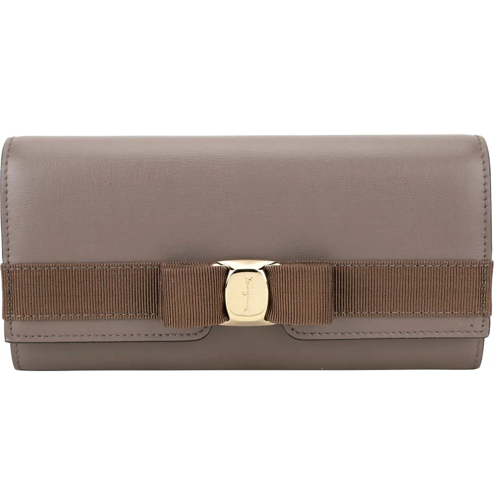 Salvatore Ferragamo Vara 蝴蝶結牛皮卡片夾/零錢包(黃色) 歷史價格詳細信息