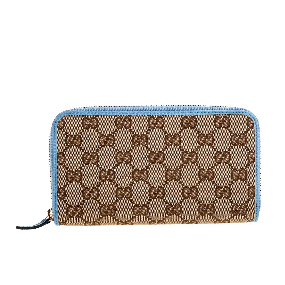 GUCCI 經典GG虎頭紅綠織帶皮革飾邊翻蓋長夾(紅色) 歷史價格詳細信息