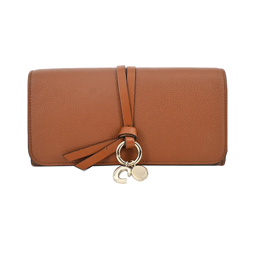 Chloe ALPHABET C LOGO  小牛皮翻蓋卡片/名片夾(黑色) 歷史價格詳細信息