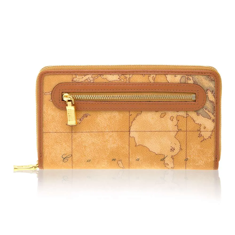 【Alviero Martini 義大利地圖包】長把多層手提肩背大托特包39cm-地圖黃 歷史價格詳細信息