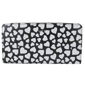 agnes b.愛心雙色皮革吊飾(黑白) 歷史價格詳細信息