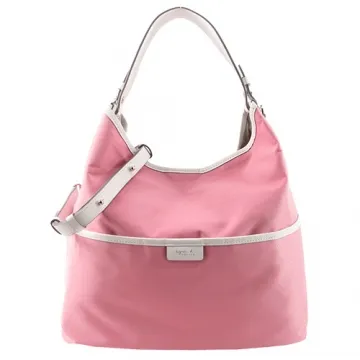 agnes b.皮釦翻尼龍蓋大手拿包(深藍) 歷史價格詳細信息