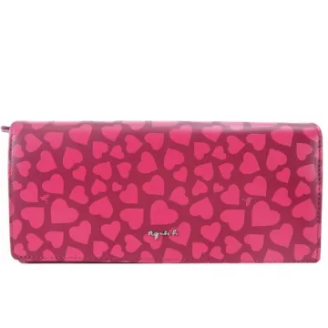 agnes b.長鐵牌雙色防刮翻蓋長夾-橘 歷史價格詳細信息