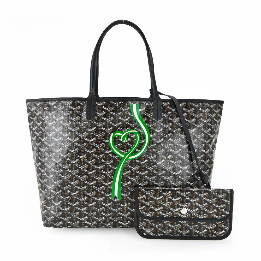 GOYARD 心形印記帆布LOGO購物包-小/黑棕 歷史價格詳細信息