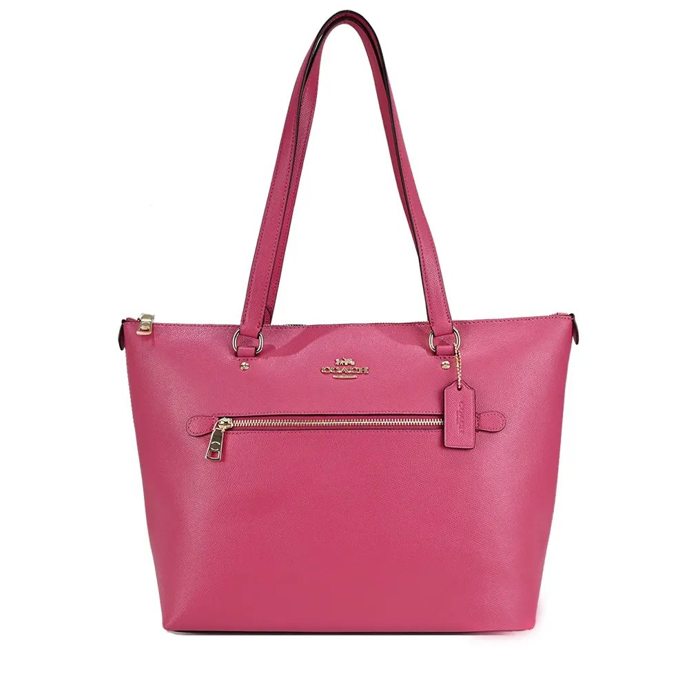 COACH 馬車LOGO粉筆白色防刮皮革口紅圖案對開式壓扣中夾 歷史價格詳細信息