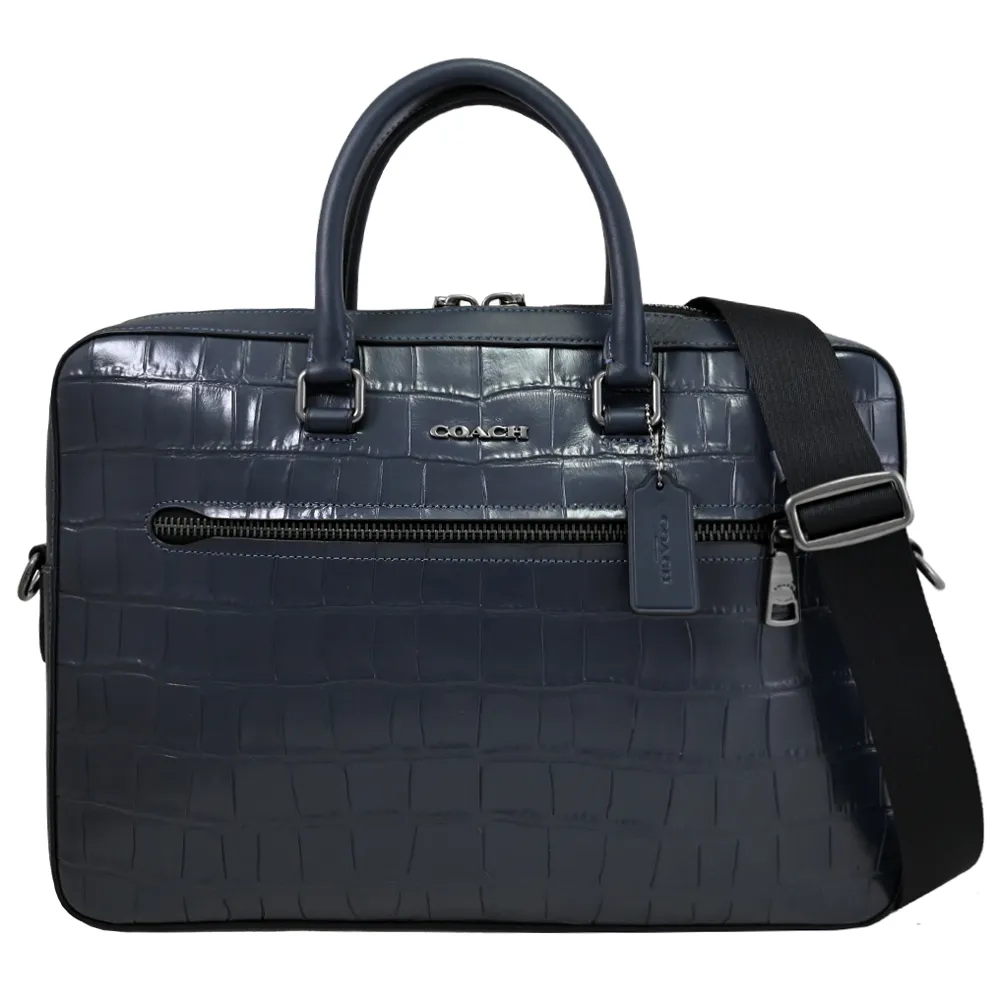 COACH 質感霧面浮雕LOGO手拿包禮盒-黑色 歷史價格詳細信息