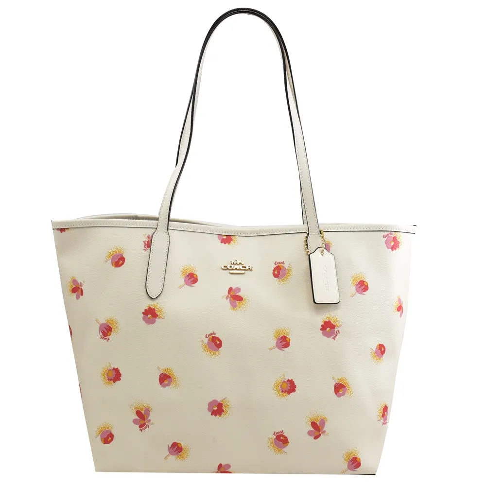 COACH C6433 馬車LOGO皮革絨布拼接兩用酒神包.深藍 歷史價格詳細信息