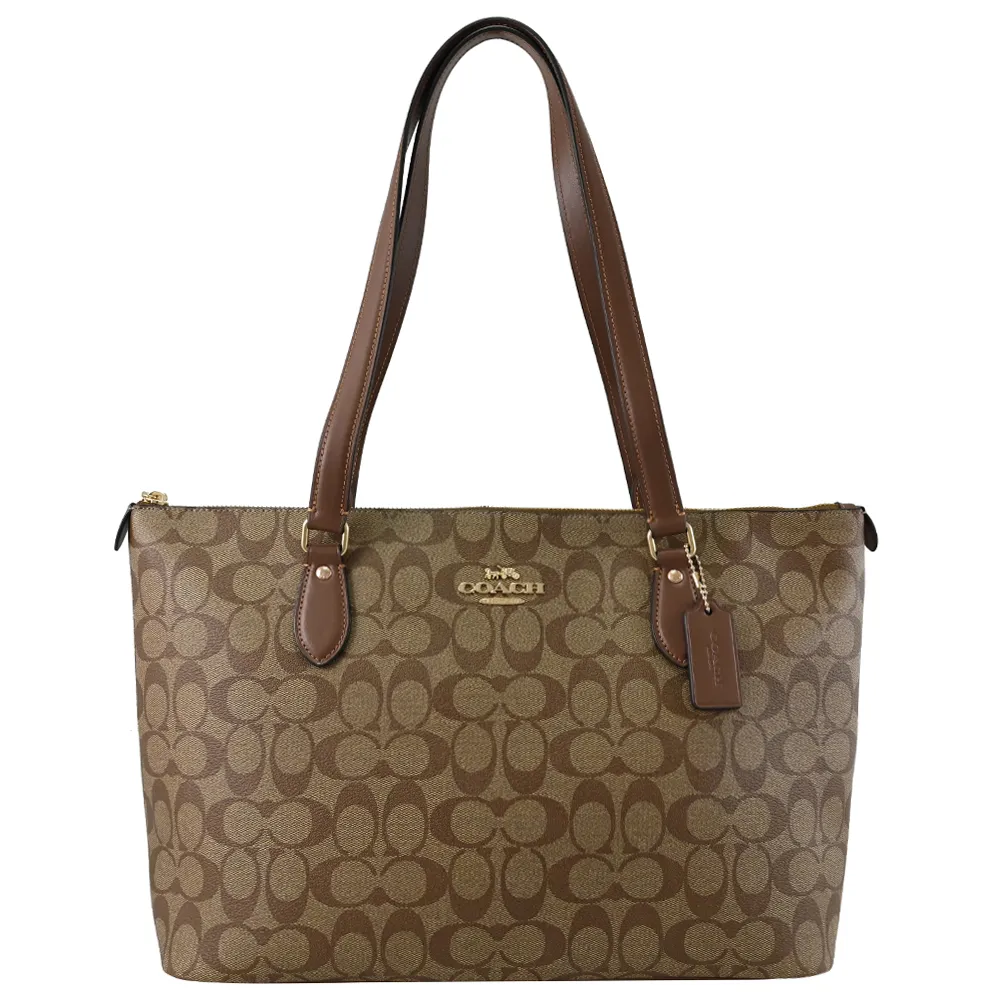 【COACH】經典LOGO肩背大購物/托特包(多色供選) 歷史價格詳細信息