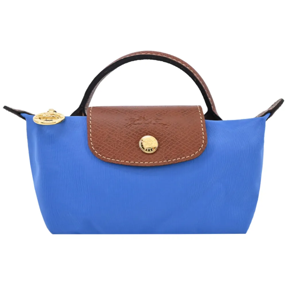 LONGCHAMP LE PLIAGE系列再生尼龍手提化妝包(亮綠) 歷史價格詳細信息