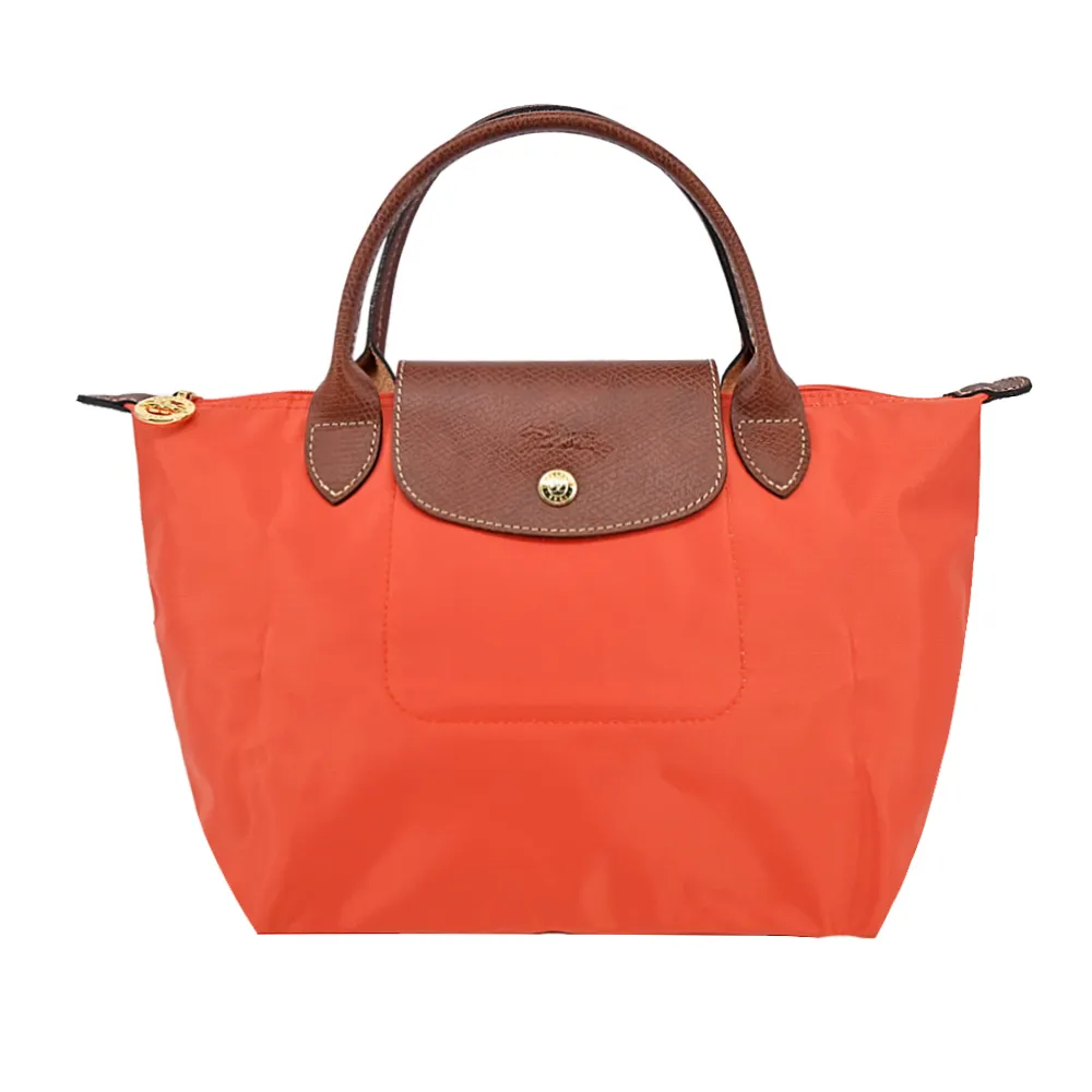 【LONGCHAMP】小羊皮短把摺疊包(中/任選色/附背帶) 歷史價格詳細信息