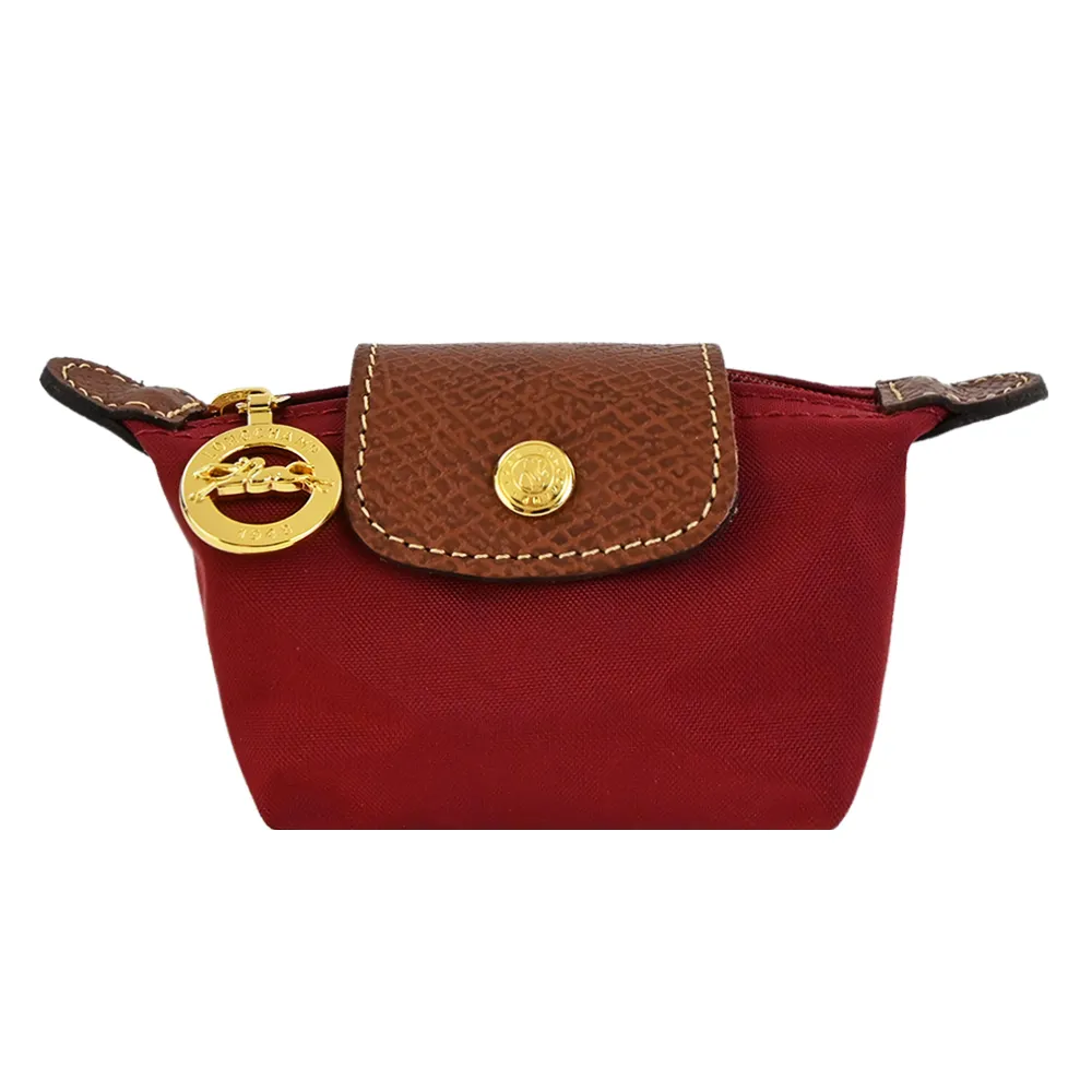 LONGCHAMP LE PLIAGE系列再生尼龍水餃零錢包(苔蘚綠) 歷史價格詳細信息