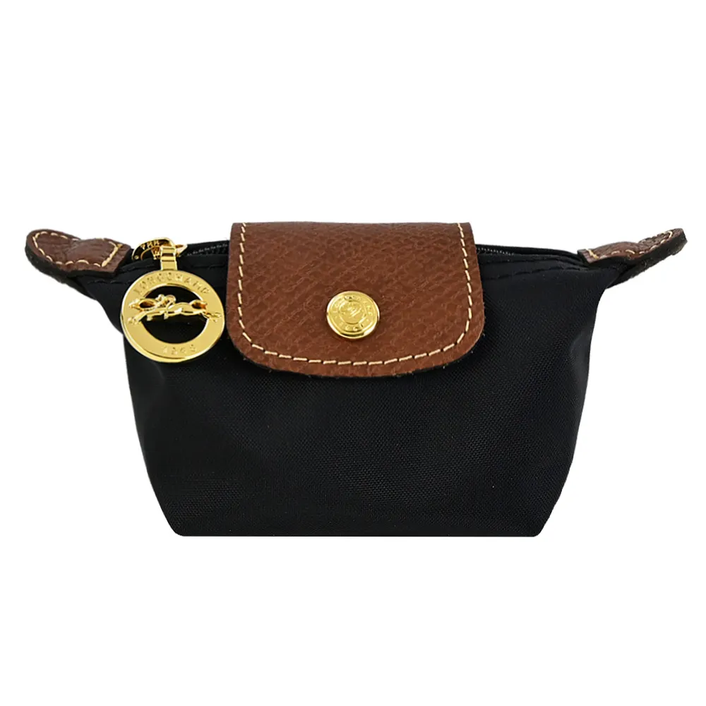 LONGCHAMP LE PLIAGE系列再生尼龍水餃零錢包(苔蘚綠) 歷史價格詳細信息