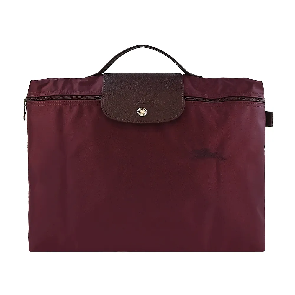 LONGCHAMP LE PLIAGE GREEN系列刺繡再生尼龍摺疊公事包(天澄) 歷史價格詳細信息