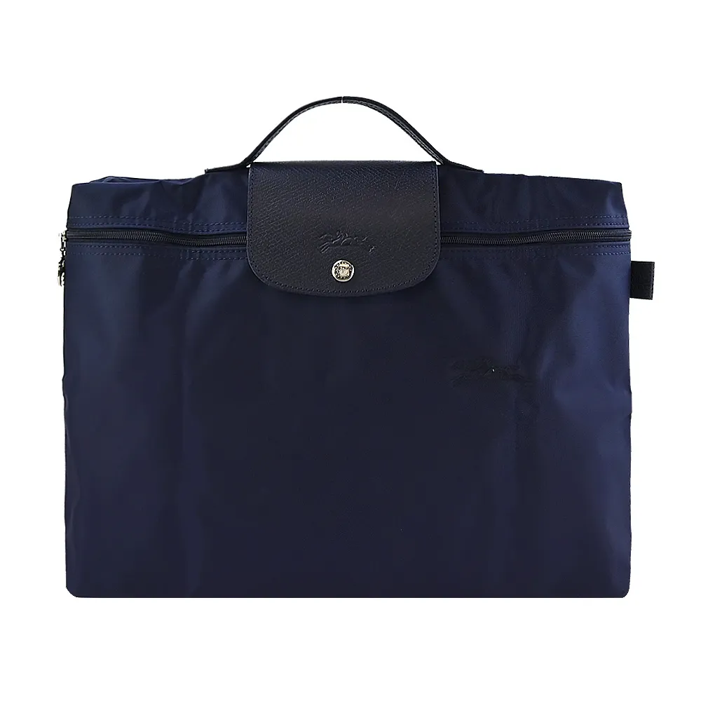 LONGCHAMP LE PLIAGE GREEN系列刺繡再生尼龍摺疊公事包(天澄) 歷史價格詳細信息