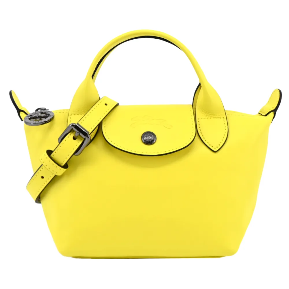 LONGCHAMP LE PLIAGE XTRA系列牛皮手提/斜背兩用水餃包(小/裸粉) 歷史價格詳細信息