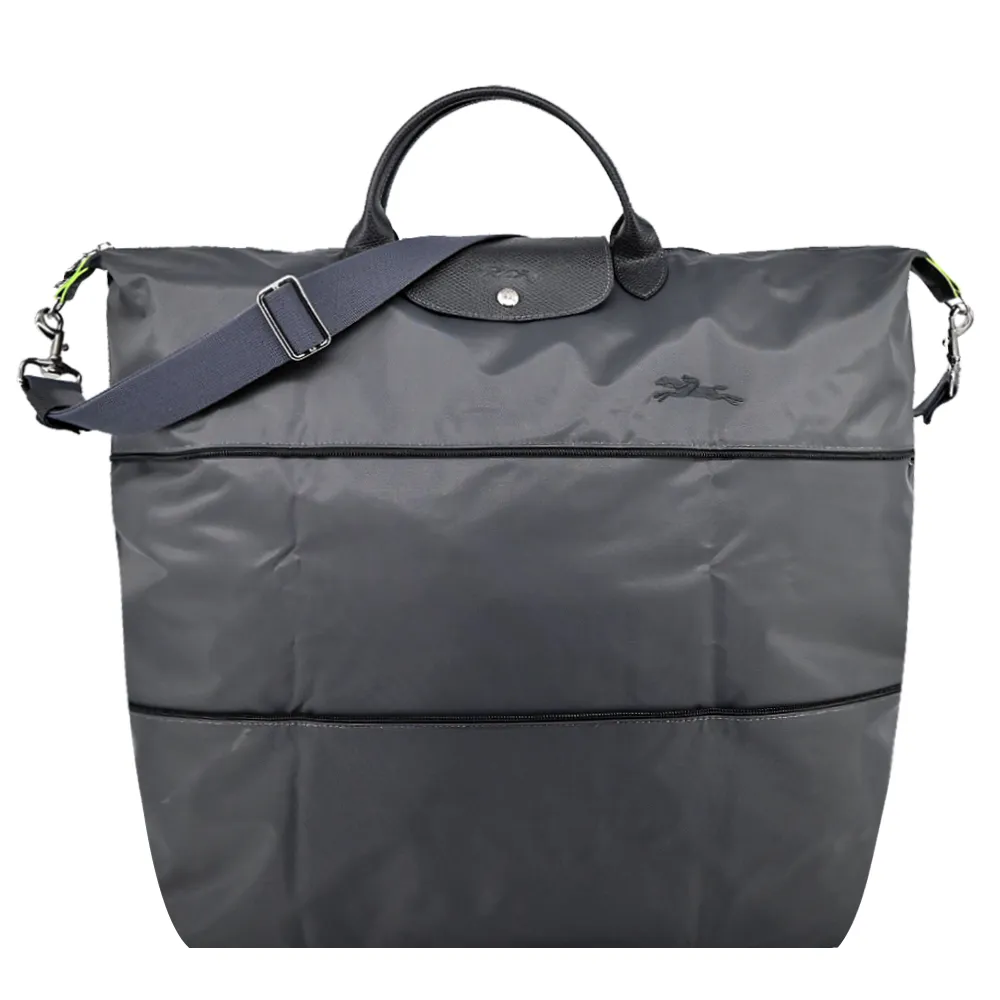 LONGCHAMP LE PLIAGE系列再生尼龍延展兩用旅行袋(烏檀) 歷史價格詳細信息