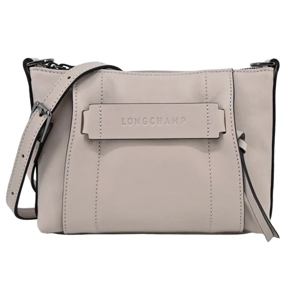 LONGCHAMP 3D 全新 s 皮革斜背手拿包 赭黃色 歷史價格詳細信息