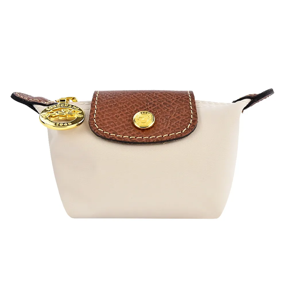 LONGCHAMP LE PLIAGE系列再生尼龍水餃零錢包(苔蘚綠) 歷史價格詳細信息