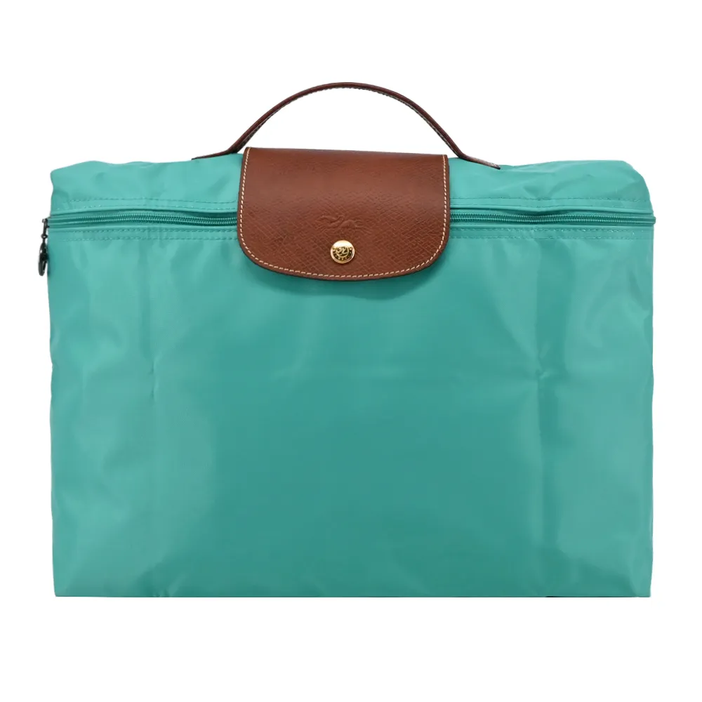 LONGCHAMP LE PLIAGE系列再生尼龍手提摺疊公事包(小/鈷藍) 歷史價格詳細信息
