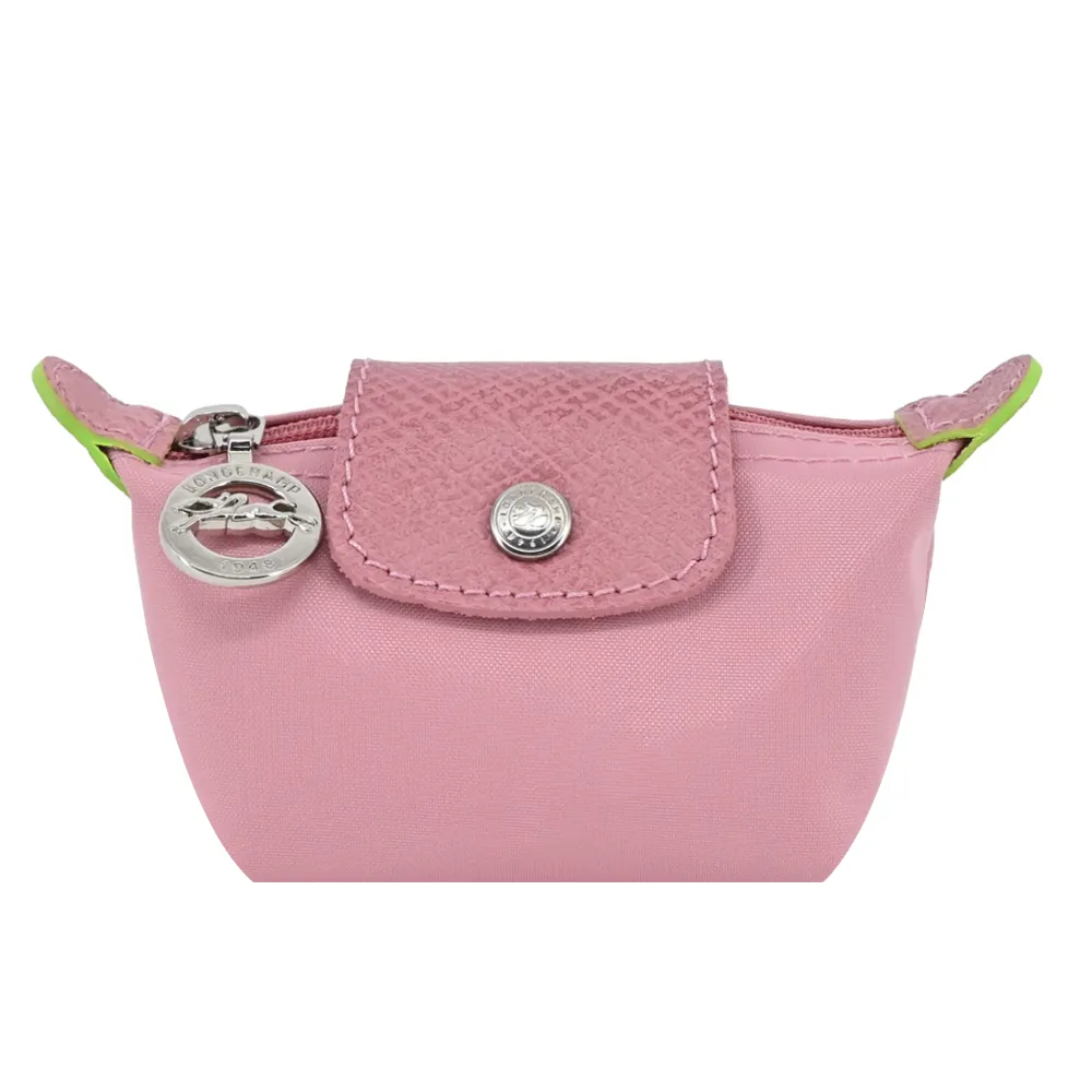 LONGCHAMP LE PLIAGE GREEN系列撞色再生尼龍水餃零錢包(天澄) 歷史價格詳細信息