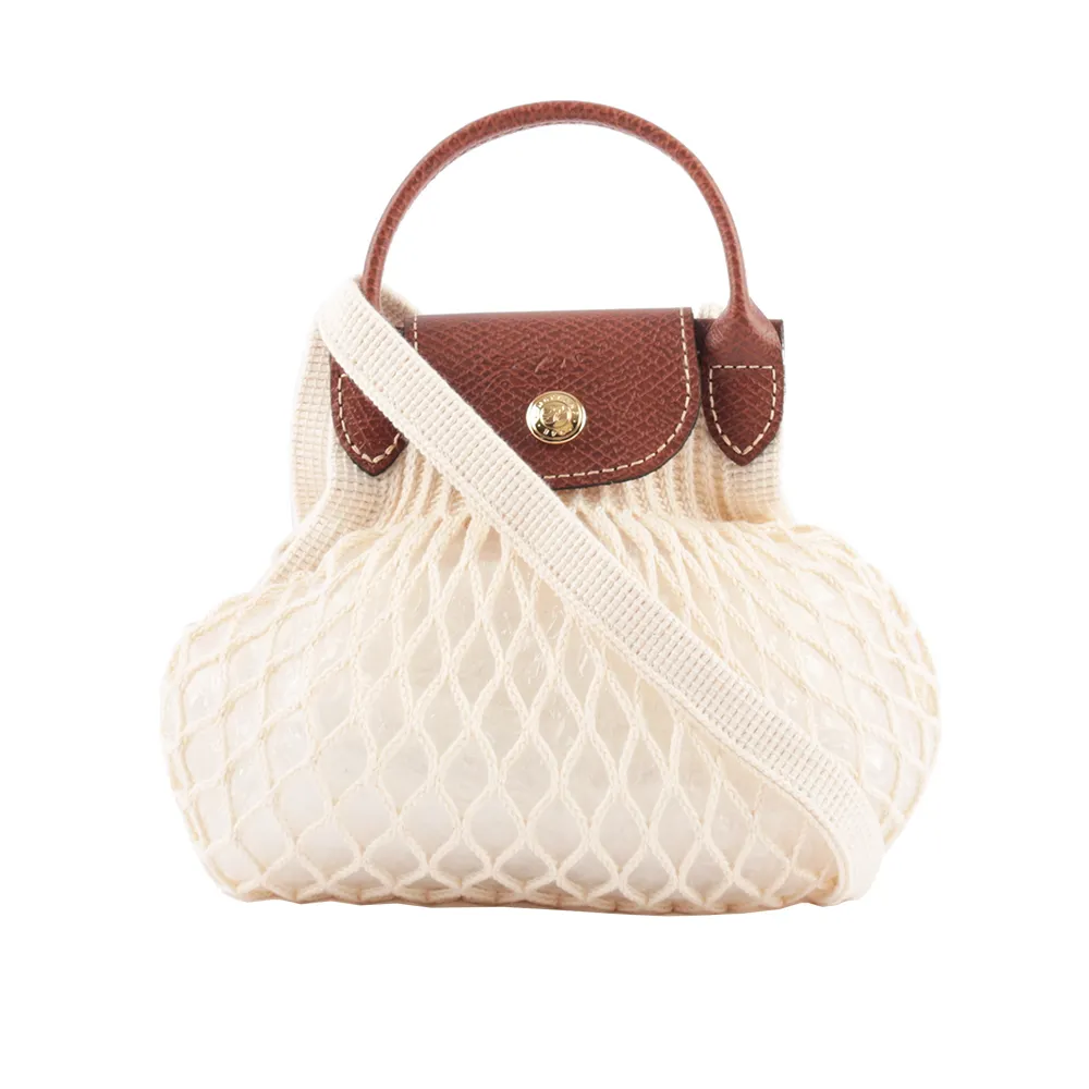 LONGCHAMP LE PLIAGE FILET 二用漁網包(粉色) 10121 HVH 018 歷史價格詳細信息