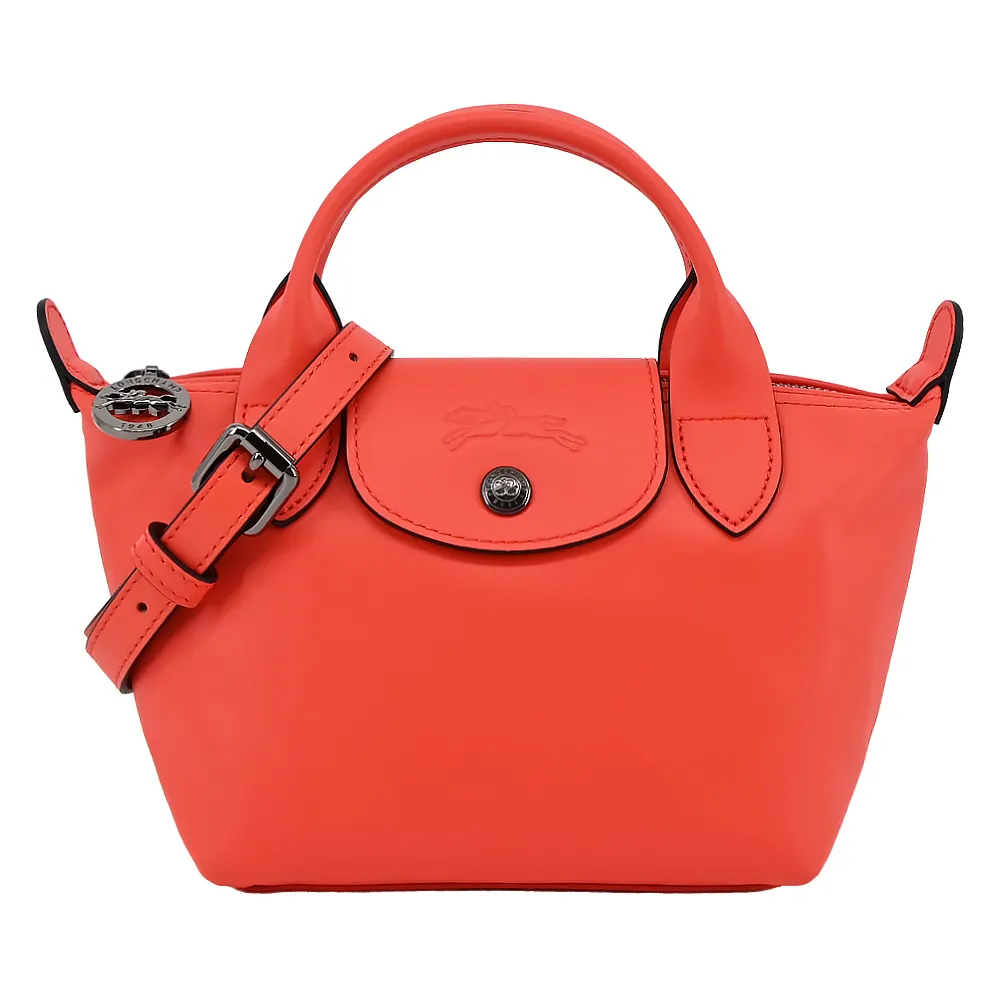 LONGCHAMP LE PLIAGE XTRA系列牛皮手提/斜背兩用水餃包(小/裸粉) 歷史價格詳細信息