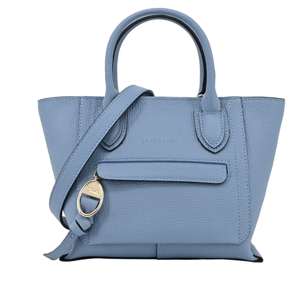 LONGCHAMP MAILBOX系列牛皮前口袋手提包(大/黑) 歷史價格詳細信息