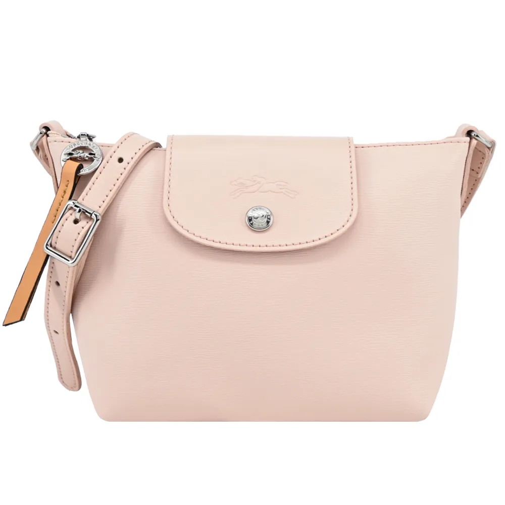 LONGCHAMP LE PLIAGE CITY系列PVC帆布斜背包(深紫) 歷史價格詳細信息