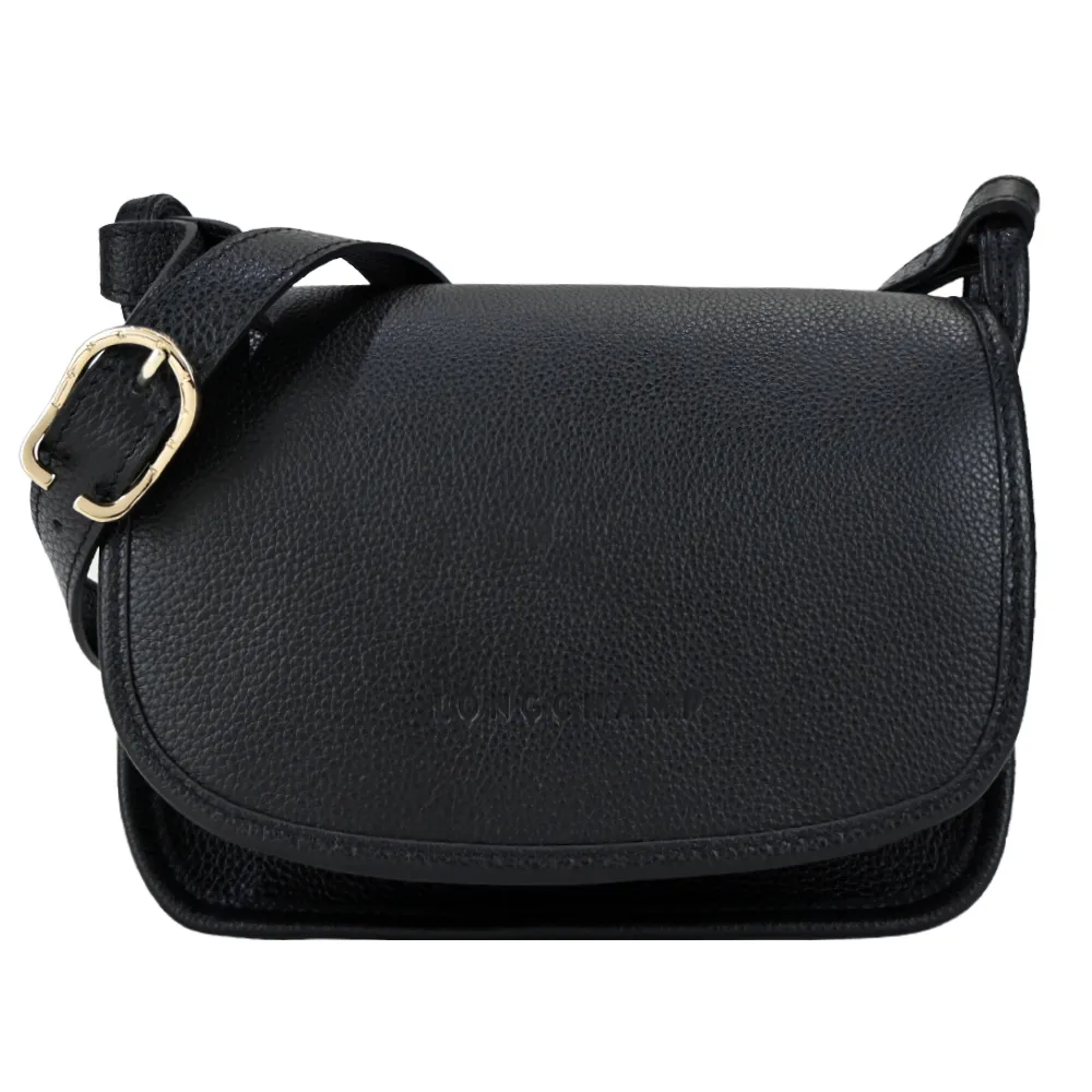 LONGCHAMP LE FOULONNE系列牛皮翻蓋斜背包(小/丁香紫) 歷史價格詳細信息