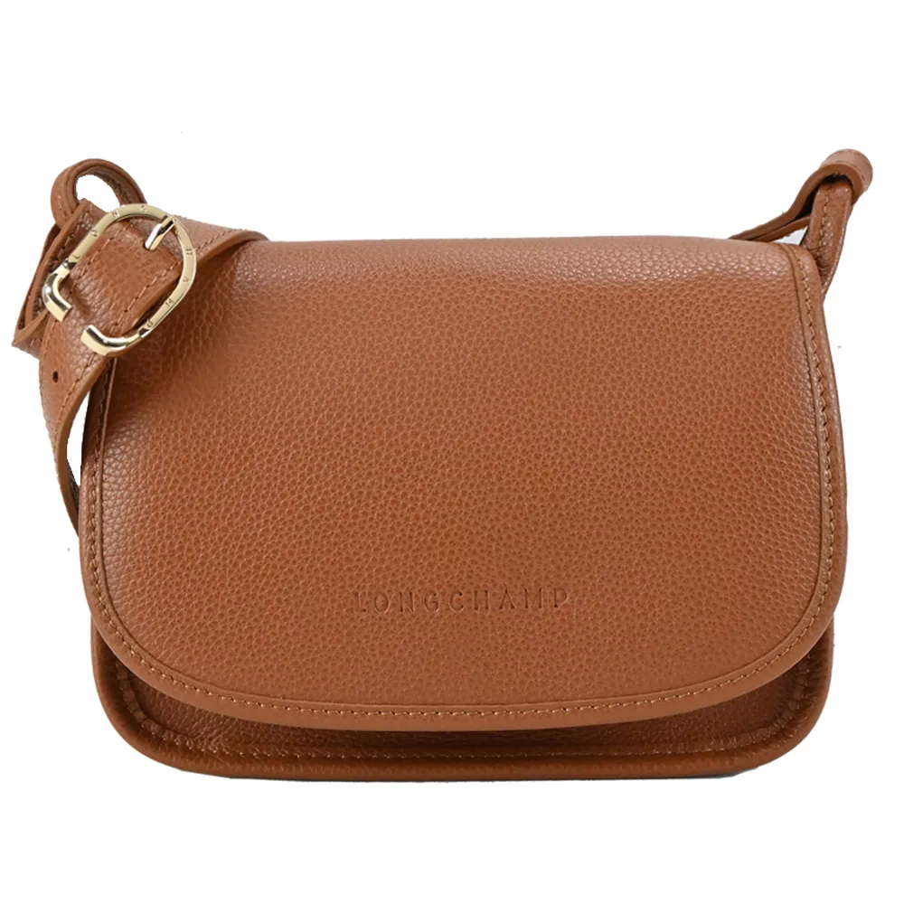 LONGCHAMP LE FOULONNE系列牛皮翻蓋斜背包(小/丁香紫) 歷史價格詳細信息