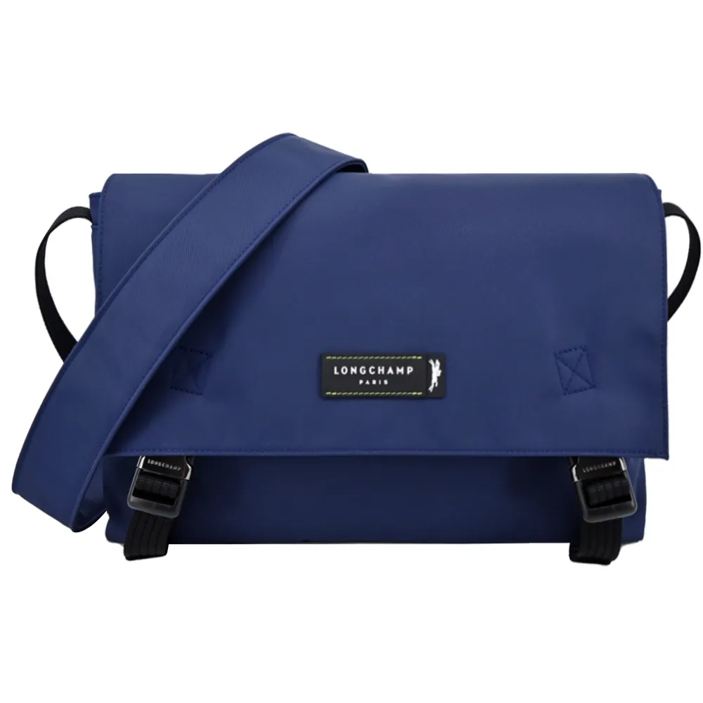 LONGCHAMP LE PLIAGE ENERGY系列再生尼龍雙扣翻蓋斜背包(大/菸草棕) 歷史價格詳細信息