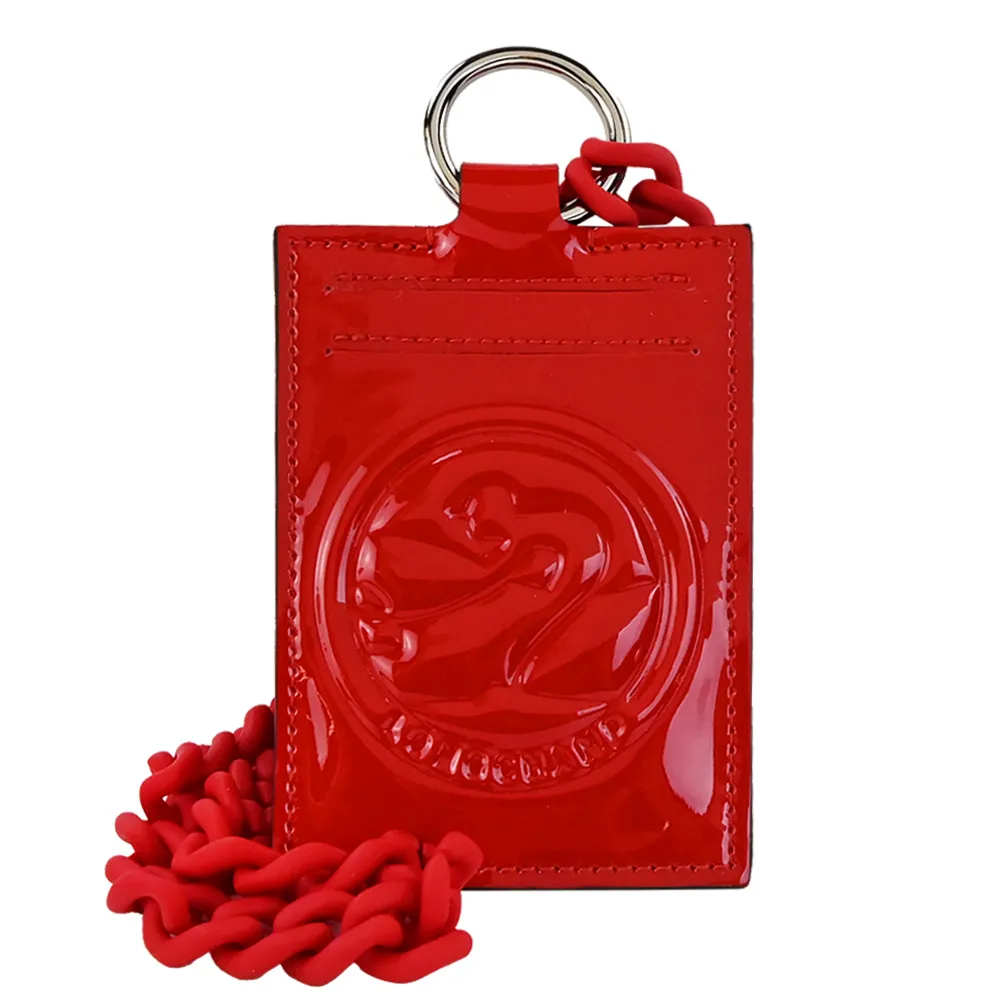 LONGCHAMP LE PLIAGE CUIR系列亮面鱷魚紋牛皮手提水餃包(小/暗灰藍) 歷史價格詳細信息