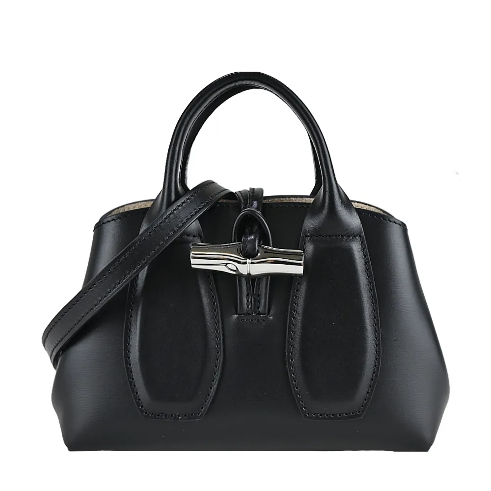 LONGCHAMP ROSEAU 系列竹節牛皮翻蓋斜背包(罌粟紅) 歷史價格詳細信息