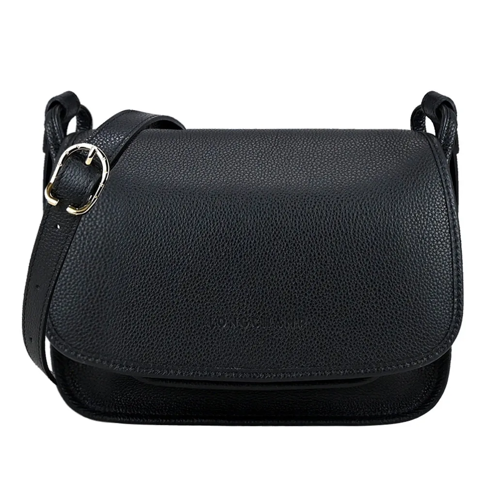 LONGCHAMP LE FOULONNE系列牛皮翻蓋斜背包(小/丁香紫) 歷史價格詳細信息