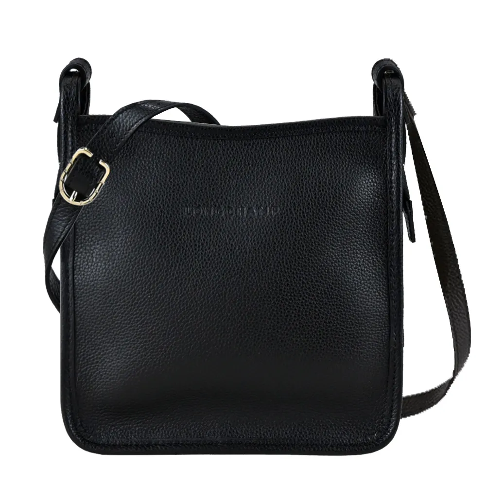 LONGCHAMP LE FOULONNE系列牛皮直式斜背包(大/黑) 歷史價格詳細信息