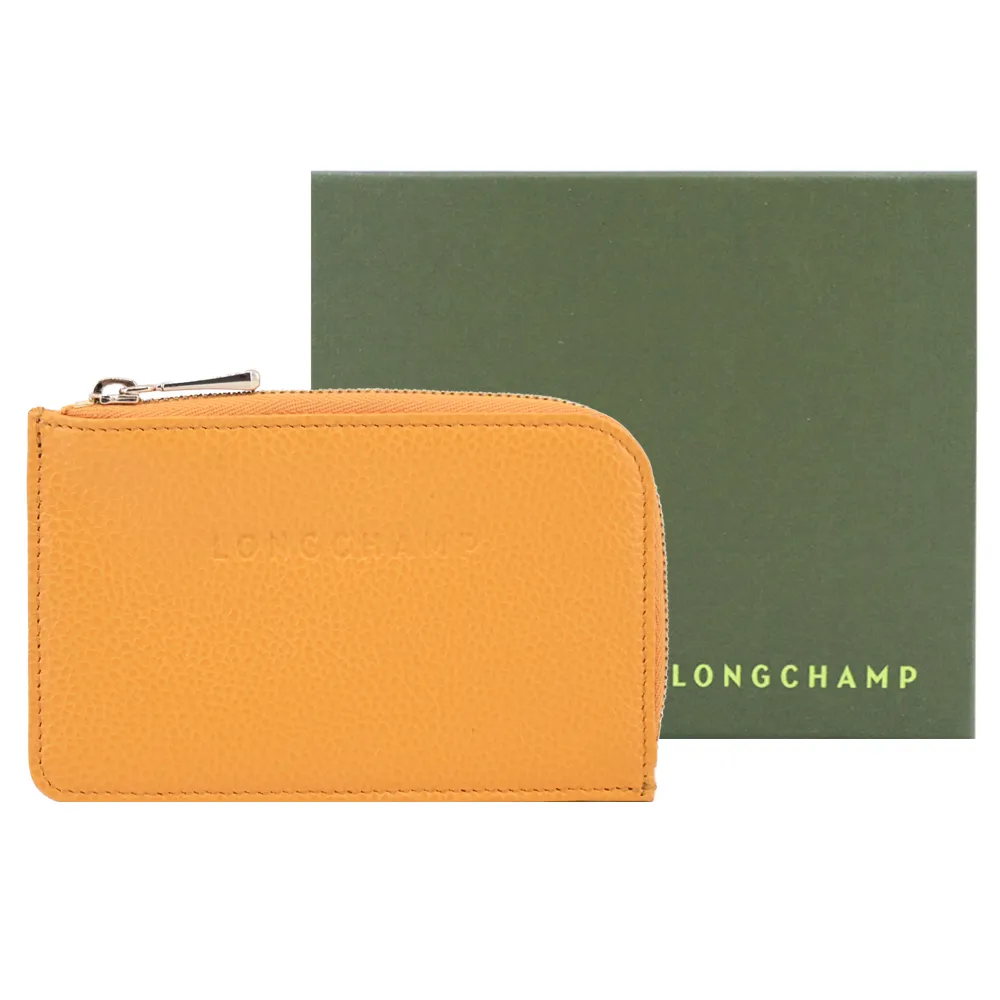 LONGCHAMP LE FOULONNÉ系列系列牛皮卡片零錢包(多色選) 歷史價格詳細信息