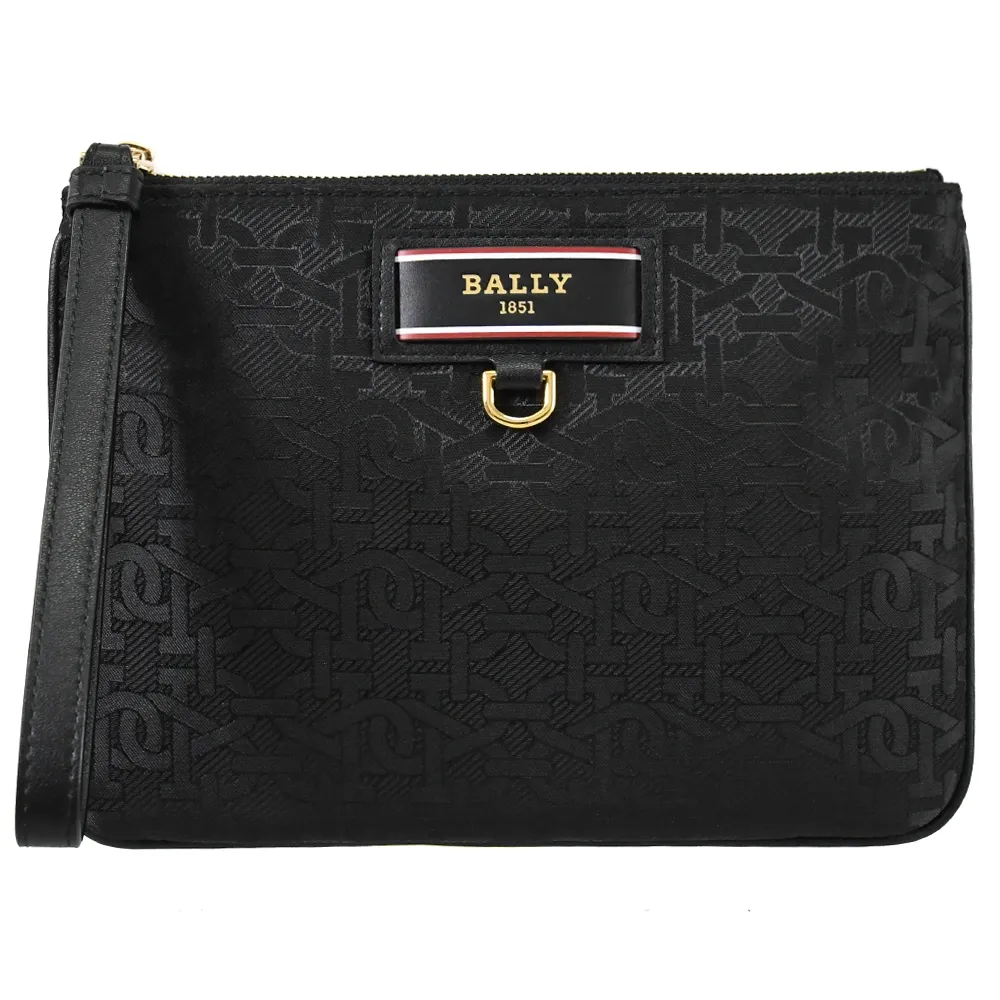 BALLY 6239212 EVALYN 經典緹花尼龍拉鍊手拿包.黑 價格比較,價格查詢,歷史價格詳細信息