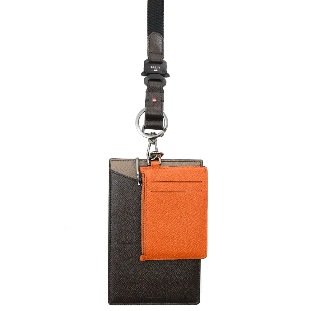 BALLY 6300376 BALEES 織帶造型牛皮卡片收納包.深藍 歷史價格詳細信息