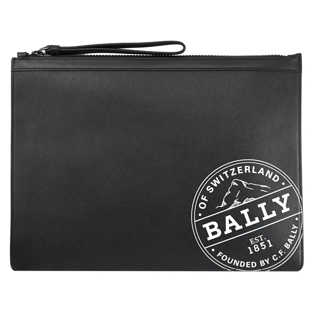 BALLY 6237285 BHALDEN 個性郵戳造型LOGO大手拿包.黑 價格比較,價格查詢,歷史價格詳細信息