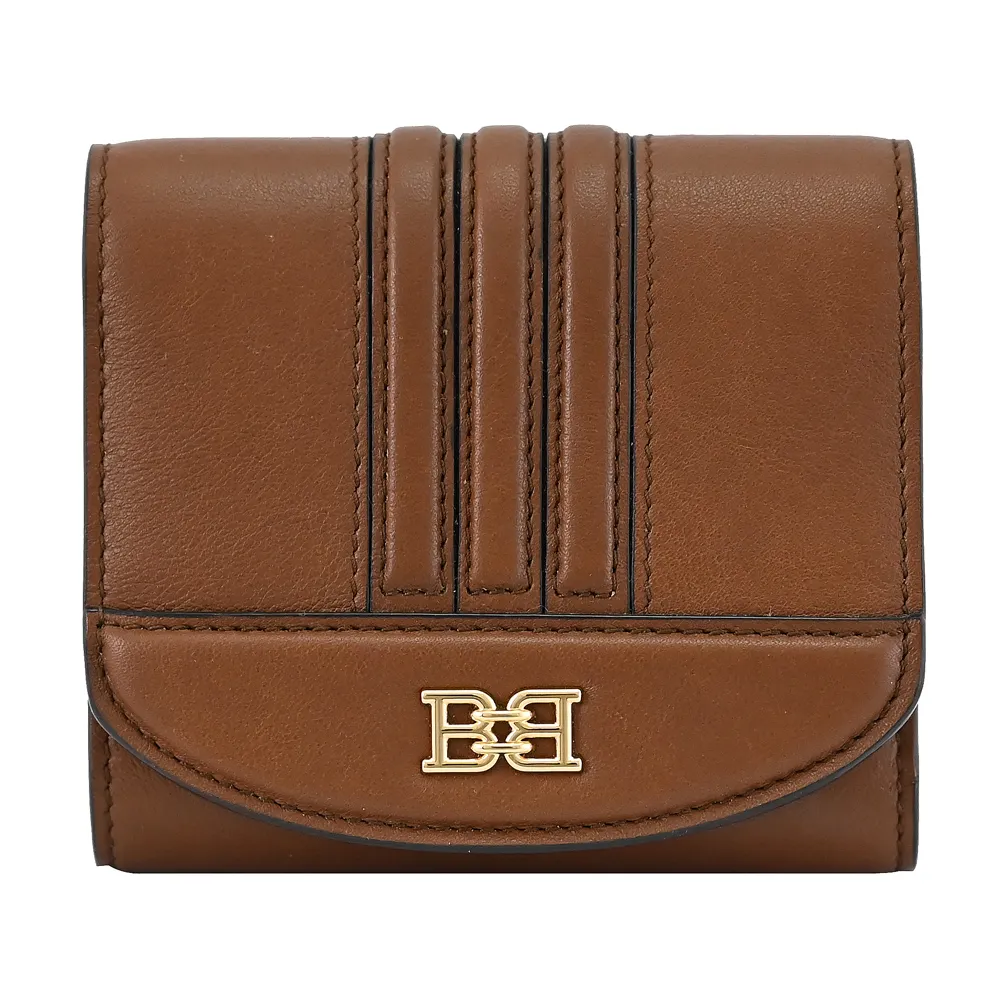 BALLY 6239259 BLESSY 金屬LOGO釦式三折零錢短夾.黑 歷史價格詳細信息