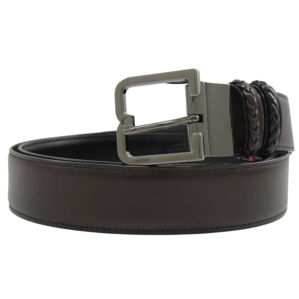 【BALLY】黑色雙提把牛皮托特包(bally 托特包) 歷史價格詳細信息