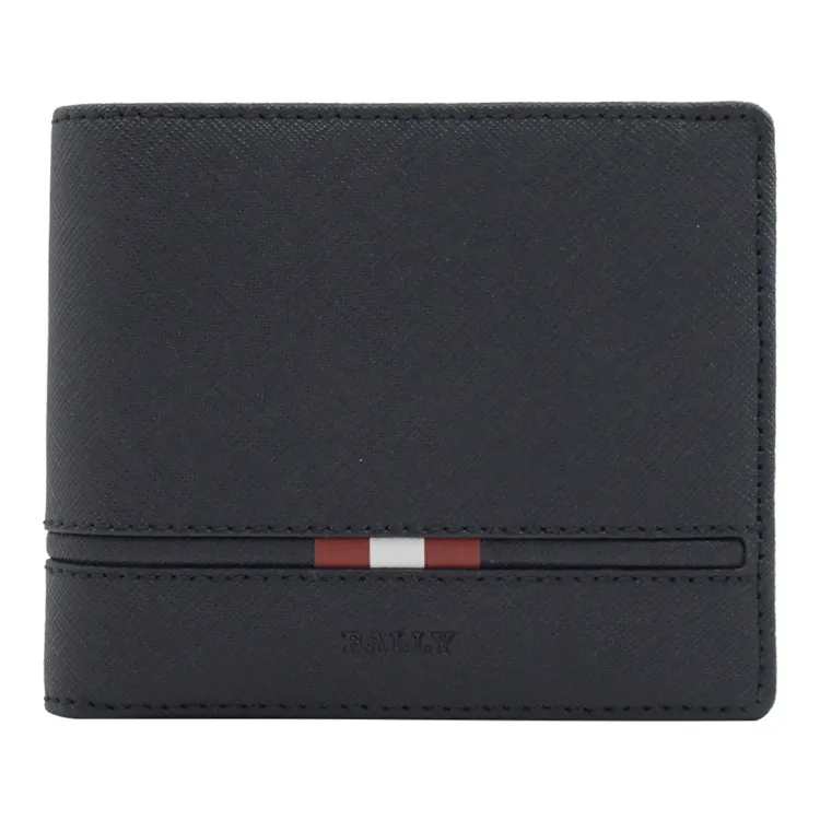 BALLY 6239370 PANFILL 烙印LOGO防刮牛皮對開長夾.深藍 歷史價格詳細信息