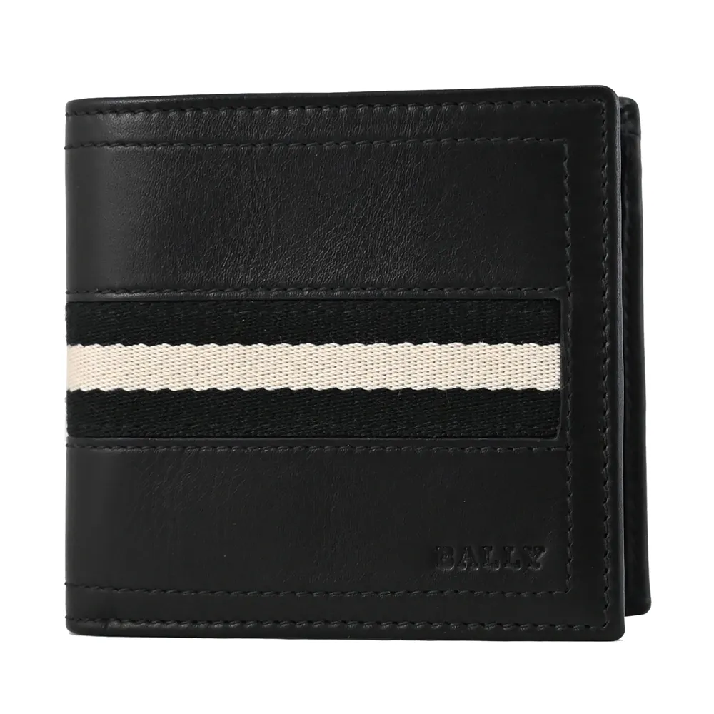 BALLY 6233901 TYE 經典織帶小牛皮4卡零錢短夾.黑 價格比較,價格查詢,歷史價格詳細信息